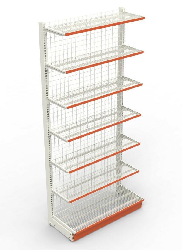 Modular Retail Display Shelving Unit - Cream & Blue - Image 10