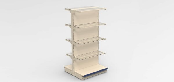 Modular Retail Display Shelving Unit - Cream & Blue - Image 5