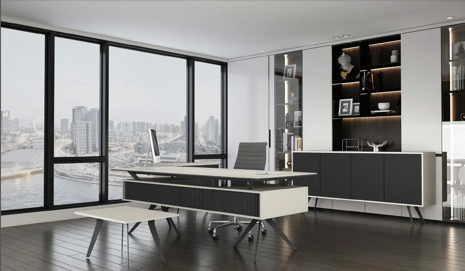 Suite Bureau Exécutif — Ivoire & Gris Foncé