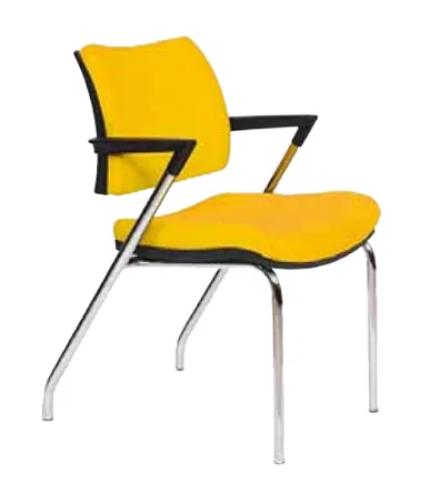 Chaise de Réunion Empilable — Jaune